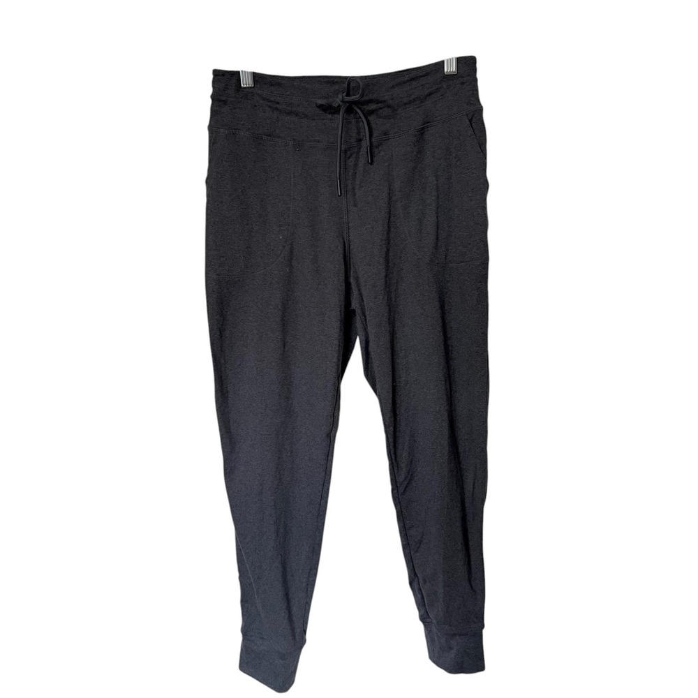 Lole Jogger Pants Women Small Charcoal Gray Excellent High Rise Drawstring